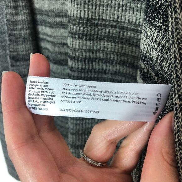 Eileen Fisher sleek tencel knit cardigan Size S/M - Picture 5 of 6